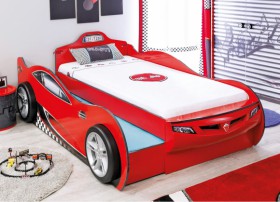 CARBED Кровать-машина Coupe с выдвижной кроватью Red 20.03.1306.00 в Стрежевом - strezhevoj.katalogmebeli.com | фото 1