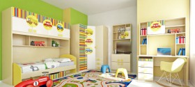 Детская комната Клаксон (Бежевый/корпус Клен) в Стрежевом - strezhevoj.katalogmebeli.com | фото 5