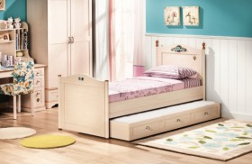 Кровать детская Балли 2-х уровневая (венге/белфорт) в Стрежевом - strezhevoj.katalogmebeli.com | фото 2