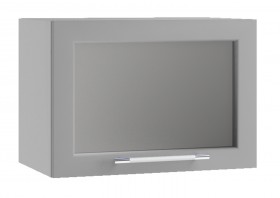 Гарда ПГС 500 шкаф верхний горизонтальный со стеклом Ваниль в Стрежевом - strezhevoj.katalogmebeli.com | фото