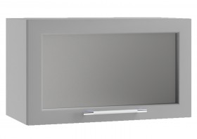 Гарда ПГС 600 шкаф верхний горизонтальный со стеклом Ваниль в Стрежевом - strezhevoj.katalogmebeli.com | фото