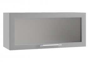 Гарда ПГС 800 шкаф верхний горизонтальный со стеклом Ваниль в Стрежевом - strezhevoj.katalogmebeli.com | фото