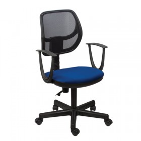 Кресло BRABIX Flip MG-305 (сине-черный) в Стрежевом - strezhevoj.katalogmebeli.com | фото 3