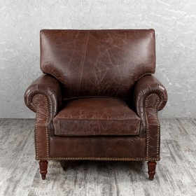Кресло кожаное Лофт Аристократ (ширина 1100 мм) в Стрежевом - strezhevoj.katalogmebeli.com | фото 8