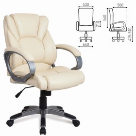 Кресло офисное BRABIX Eldorado EX-504 (бежевый) в Стрежевом - strezhevoj.katalogmebeli.com | фото