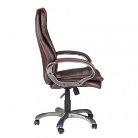 Кресло офисное BRABIX Omega EX-589 (коричневое) в Стрежевом - strezhevoj.katalogmebeli.com | фото 2