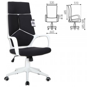 Кресло офисное BRABIX Prime EX-515 (черная ткань) в Стрежевом - strezhevoj.katalogmebeli.com | фото 1