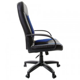 Кресло офисное BRABIX Strike EX-525 (сине-черный) в Стрежевом - strezhevoj.katalogmebeli.com | фото 2