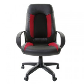 Кресло офисное BRABIX Strike EX-525 (черно-красный) в Стрежевом - strezhevoj.katalogmebeli.com | фото 2