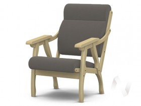 Кресло Вега-10 (бесцветный лак/ULTRA STONE) в Стрежевом - strezhevoj.katalogmebeli.com | фото