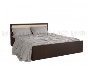 Кровать 1,6 Фиеста (Венге/Дуб беленый) в Стрежевом - strezhevoj.katalogmebeli.com | фото
