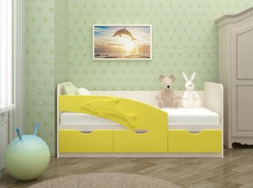 Кровать детская 1,6м Дельфин (Розовый металлик) в Стрежевом - strezhevoj.katalogmebeli.com | фото 3