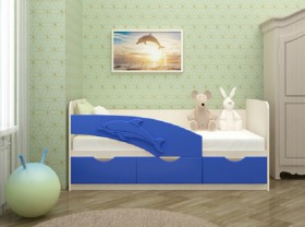 Кровать детская 1,6м Дельфин (Розовый металлик) в Стрежевом - strezhevoj.katalogmebeli.com | фото 7