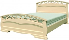 Кровать Грация-1 из массива сосны 900*2000 Белый античный в Стрежевом - strezhevoj.katalogmebeli.com | фото 17