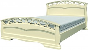 Кровать Грация-1 из массива сосны 900*2000 Белый античный в Стрежевом - strezhevoj.katalogmebeli.com | фото 20