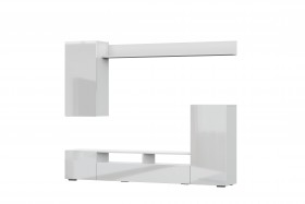 Мебель для гостиной МГС 4 (Белый/Белый глянец) в Стрежевом - strezhevoj.katalogmebeli.com | фото 7