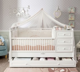 ROMANTIC BABY Детская кровать-трансформер 20.21.1015.00 в Стрежевом - strezhevoj.katalogmebeli.com | фото 3